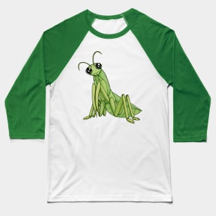 Polite Praying Mantis Baseball T-Shirt